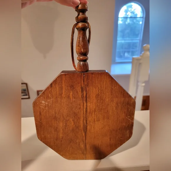 Vintage Porcelain Floral Trivet - Picture 2 of 2